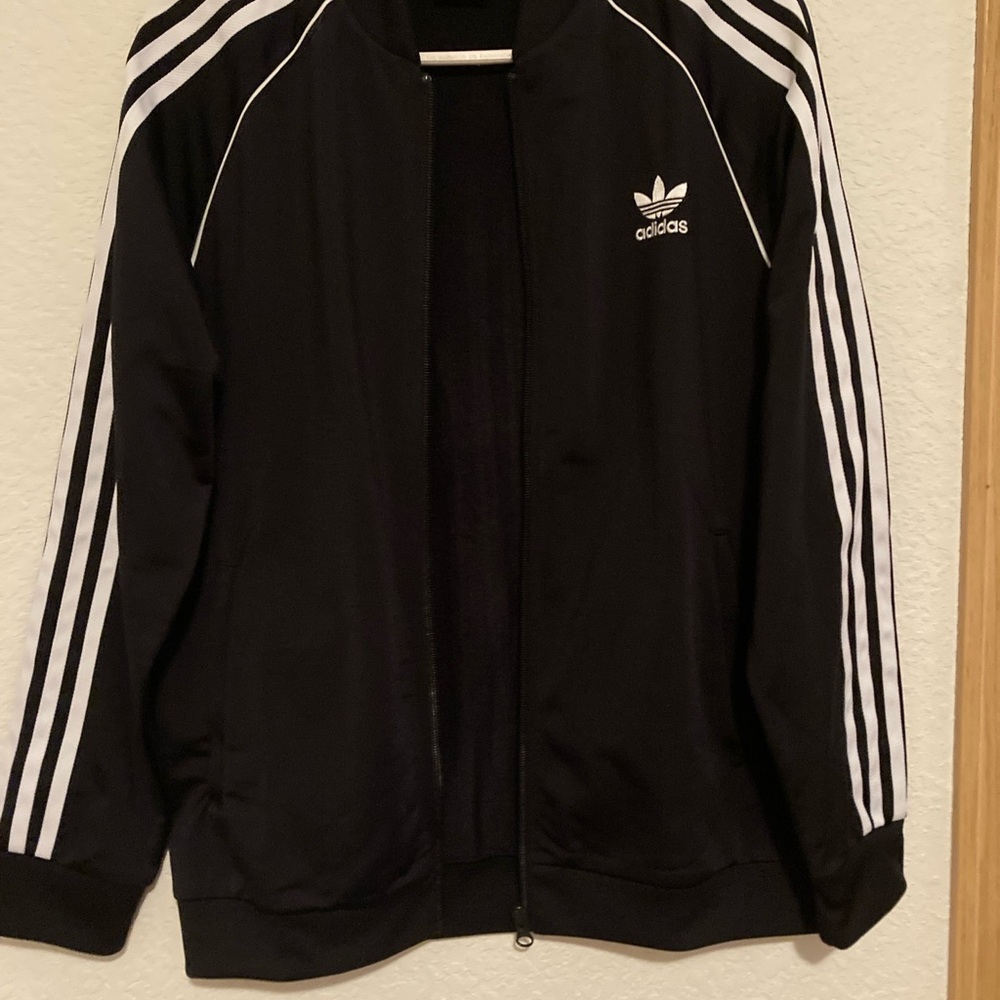 Adidas Black track jacket